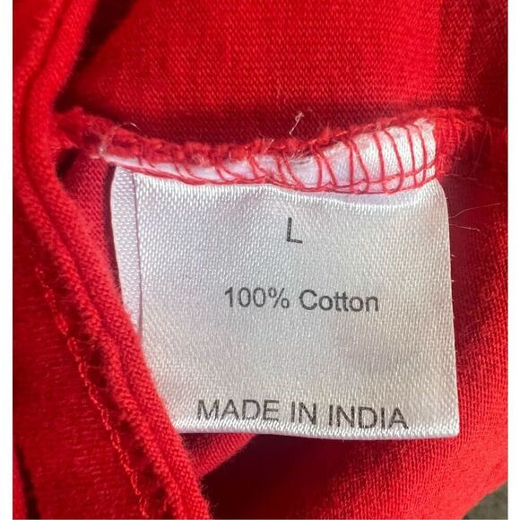 Desiree Red “Fierce” Graphic T-Shirt With Leopard Print Design - Picture 5 of 5